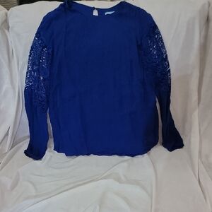 ANTONIO MELANI Blue Crew Neck Sweater Timeless Style